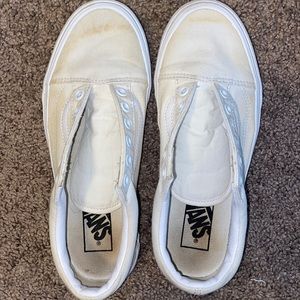 Women’s white vans